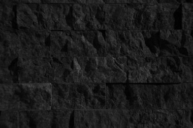 Dikdörtgensel kesim siyah beyaz gri organik mermer duvar dokusu arkaplan olabilir, fayanssız dizilmiş