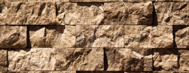 Dikdörtgen biçimli bej organik mermer duvar dokusu olabilir, fayanssız dizilmiş olabilir