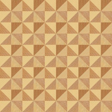 Wooden marquetry, patterns created from the combination of different pine hornbeam and walnut woods, wooden floor, parquet, cutting board, seamless texture clipart