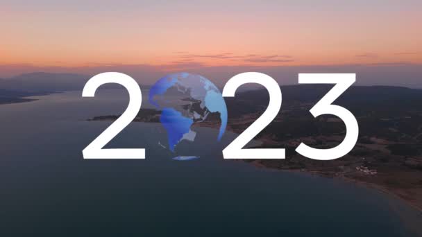 2023新年概念 环境技术概念 可持续发展目标 Sdgs 高质量的4K镜头 — 图库视频影像