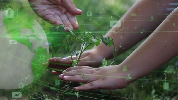 Майбутнє Збереження Навколишнього Середовища Сталий Розвиток Модернізації Esg Допомогою Технології — стокове відео