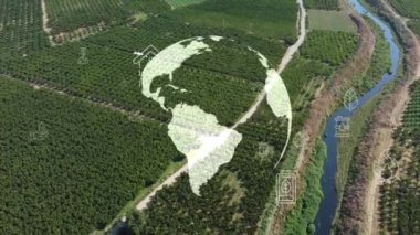 Çevre teknolojisi konsepti. Sürdürülebilir kalkınma hedefleri. SDG 'ler. Yüksek kalite 4k görüntü