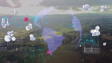 Çevre koruma kavramı. Yenilenebilir enerji. Sürdürülebilir kalkınma hedefleri. SDG 'ler. Yüksek kalite 4k görüntü