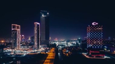 Beautiful city Izmir, Turkey. 4k Timelapse . High quality footage