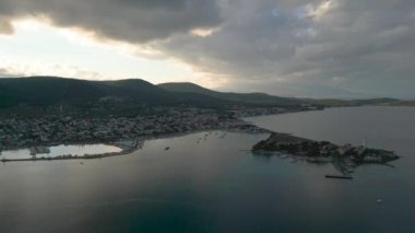 Cesmealti Urla Izmir Turkey, Views from a small sea town. High quality 4k footage