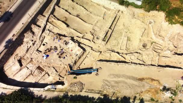 Luftaufnahme Mit Drohne Urla Antike Stadt Izmir Türkei Hochwertiges Filmmaterial — Stockvideo