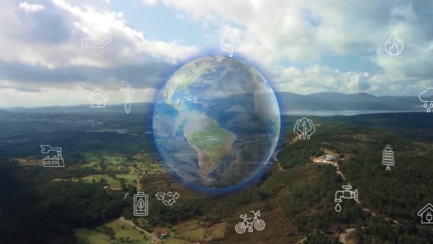 环境技术概念 可持续发展目标 Sdgs 高质量的4K镜头 — 图库视频影像