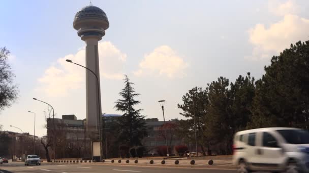 Столиця Туркей Символ Атакуле Атакуле Однією Головних Пам Яток Анкари — стокове відео