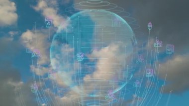 Çevre teknolojisi konsepti. Sürdürülebilir kalkınma hedefleri. SDG 'ler. Yüksek kalite 4k görüntü