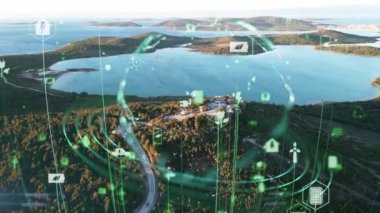 Environment protection concept. Renewable energy. Sustainable development goals. . High quality 4k footage