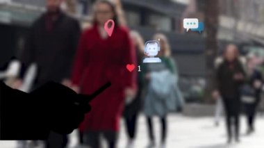Messaging a Chatbot Chat Bot on a smartphone to find an answer to a question. High quality 4k footage
