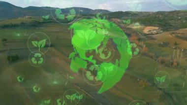 Environment protection concept. Renewable energy. Sustainable development goals. . High quality 4k footage