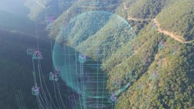 Çevre teknolojisi konsepti. Sürdürülebilir kalkınma hedefleri. SDG 'ler. Yüksek kalite 4k görüntü