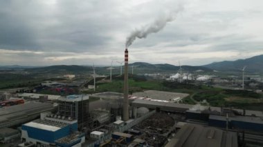 Modern bitki ve iletişim ağı kavramı. Bazı şeylerin interneti. Endüstriyel 4.0. Yüksek kalite 4k görüntü