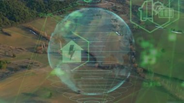 Environment protection concept. Renewable energy. Sustainable development goals. . High quality 4k footage
