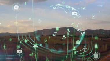 Environment protection concept. Renewable energy. Sustainable development goals. . High quality 4k footage