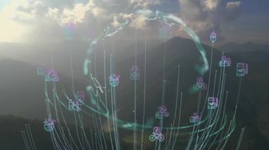 Çevre teknolojisi konsepti. Sürdürülebilir kalkınma hedefleri. SDG 'ler. Yüksek kalite 4k görüntü