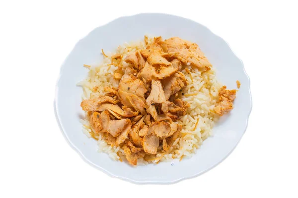 Ayam Kebab Tradisional Ramadan Tradisional Turki Dan Arab Dengan Saus — Stok Foto