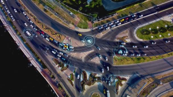 Concept Transport Technologie Systèmes Transport Intelligents Mobilité Comme Service Images — Video