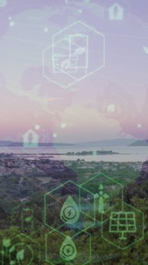 Çevre teknolojisi konsepti. Sürdürülebilir kalkınma hedefleri. SDG 'ler. Yüksek kalite fotoğraf