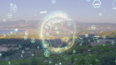 Çevre teknolojisi konsepti. Sürdürülebilir kalkınma hedefleri. SDG 'ler. Yüksek kalite fotoğraf