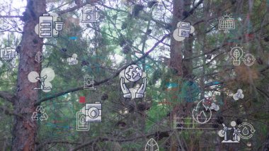 Çevre teknolojisi konsepti. Sürdürülebilir kalkınma hedefleri. SDG 'ler. Yüksek kalite fotoğraf