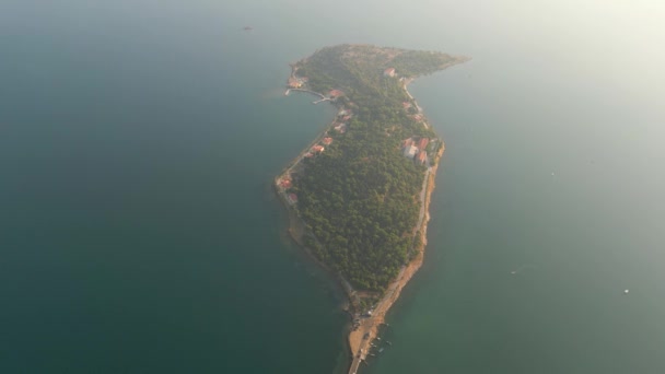Imágenes Drones Provincia Urla Izmir Turquía Conocida Como Isla Cuarentena — Vídeo de stock