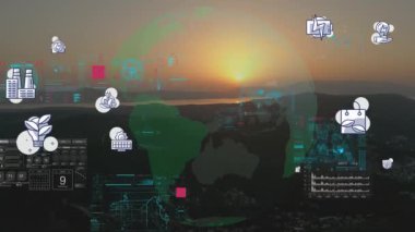 Çevre teknolojisi konsepti. Sürdürülebilir kalkınma hedefleri. SDG 'ler. Yüksek kalite 4k görüntü