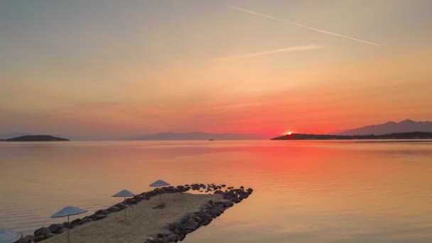 Time Lapse Majestic Sunset Sunrise Landscape Amazing Light Nature Cloudscape — Αρχείο Βίντεο
