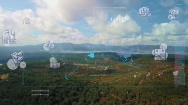 Çevre teknolojisi konsepti. Sürdürülebilir kalkınma hedefleri. SDG 'ler. Yüksek kalite 4k görüntü
