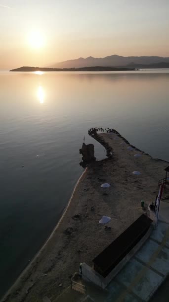 Urla Cesmealti Izmir Gelinkaya Adlı Küçük Bir Deniz Kasabasından Görüntüler — Stok video