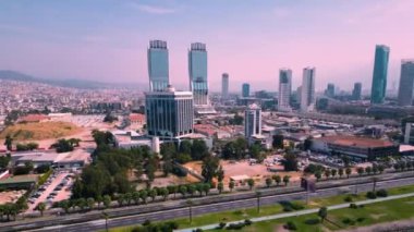Güzel şehir İzmir, Türkiye. 4k Timelapse . Yüksek kaliteli FullHD görüntüler