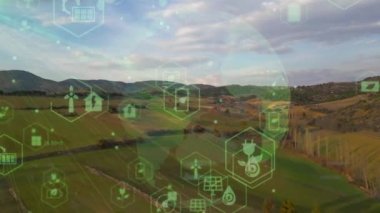 Environment protection concept. Renewable energy. Sustainable development goals. . High quality 4k footage