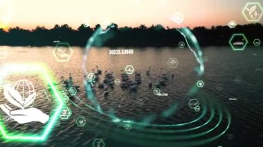 Environment protection concept. Renewable energy. Sustainable development goals. . High quality 4k footage
