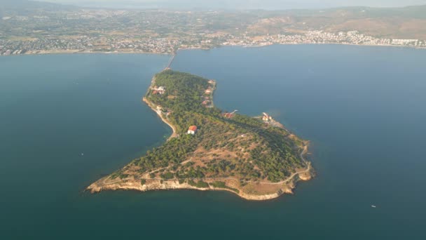 Filmati Droni Nella Provincia Urla Izmir Turchia Conosciuta Come Isola — Video Stock