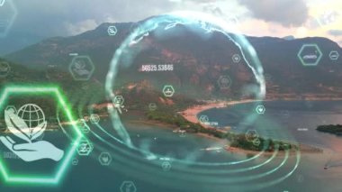 Çevre teknolojisi konsepti. Sürdürülebilir kalkınma hedefleri. SDG 'ler. Yüksek kalite 4k görüntü