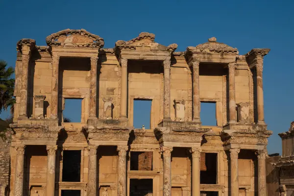 Celsus Library Ancient City Ephesus Anatolia Selcuk Turkey High Quality — Stock Photo, Image