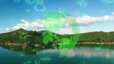 Environment protection concept. Renewable energy. Sustainable development goals. . High quality 4k footage