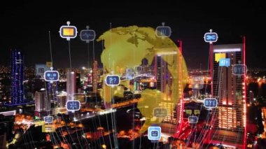 Chatbot yapay zekası. Metin iletişim modeli. Metinler, senaryolar, uygulamalar, programlama dilleri. Teknoloji harikası bir şey. Yüksek kalite 4k görüntü