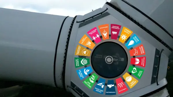 Sustainable Development Climate Action Motion Graphic Animation Global Goals Concept Stock Picture