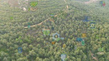 Gelecekteki çevresel koruma ve sürdürülebilir ESG modernizasyon gelişimi yenilenebilir kaynak teknolojisini kullanarak kirliliği ve karbon emisyonunu azaltmak. Yüksek kalite fotoğraf