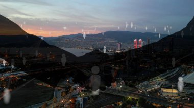 İş ağı konsepti. Takım çalışması. Ortaklık. El sıkışıyoruz. Yüksek kalite