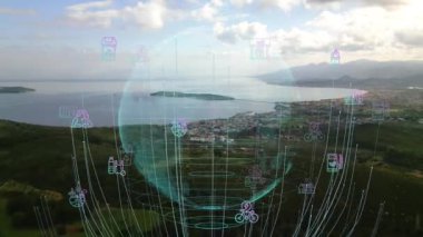 Gelecekteki çevresel koruma ve sürdürülebilir ESG modernizasyon gelişimi yenilenebilir kaynak teknolojisini kullanarak kirliliği ve karbon emisyonunu azaltmak. Yüksek kaliteli video