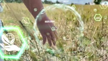 Çevre teknolojisi konsepti. Sürdürülebilir kalkınma hedefleri. SDG 'ler. Yüksek kalite 4k görüntü