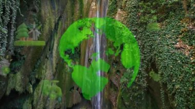 Çevre teknolojisi konsepti. Sürdürülebilir kalkınma hedefleri. SDG 'ler. Yüksek kalite 4k görüntü