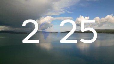 2025 yılbaşı konsepti. Çevre teknolojisi konsepti. Sürdürülebilir kalkınma hedefleri. SDG 'ler. hq