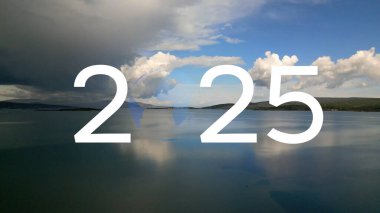 2025 yılbaşı konsepti. Çevre teknolojisi konsepti. Sürdürülebilir kalkınma hedefleri. SDG 'ler. hq