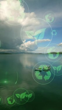 Environment protection concept. Renewable energy. Sustainable development goals. . High quality 4k footage