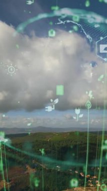 Çevre teknolojisi konsepti. Sürdürülebilir kalkınma hedefleri. SDG 'ler. Yüksek kalite 4k görüntü