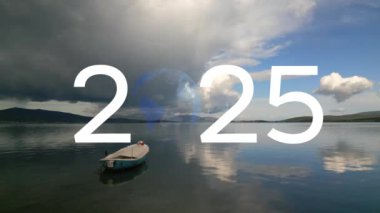 2025 yılbaşı konsepti. Çevre teknolojisi konsepti. Sürdürülebilir kalkınma hedefleri. SDG 'ler. hq